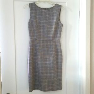 Lefancy Plaid Sleeveless Dress Size S